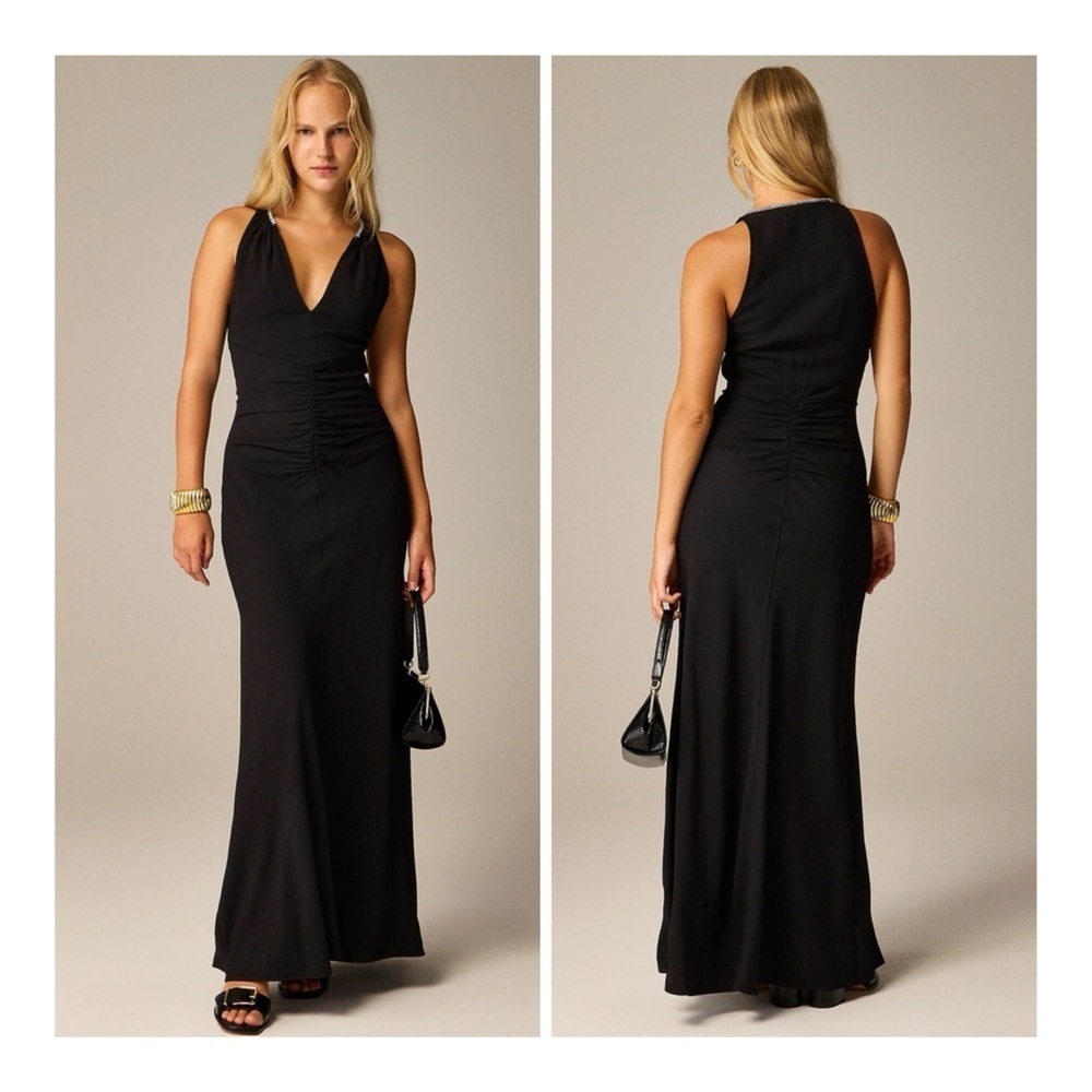 J. Crew Black Maxi Dress